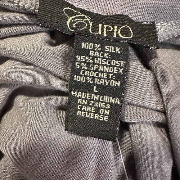 Cupid Silk Dress NWT Size L - Picture 6 of 11